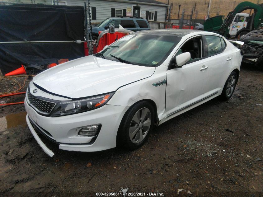 2016 KIA OPTIMA HYBRID EX KNAGN4AD4G5094404
