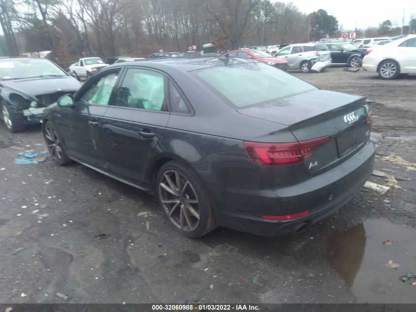 2018 AUDI A4 PREMIUM PLUS WAUENAF41JA052687
