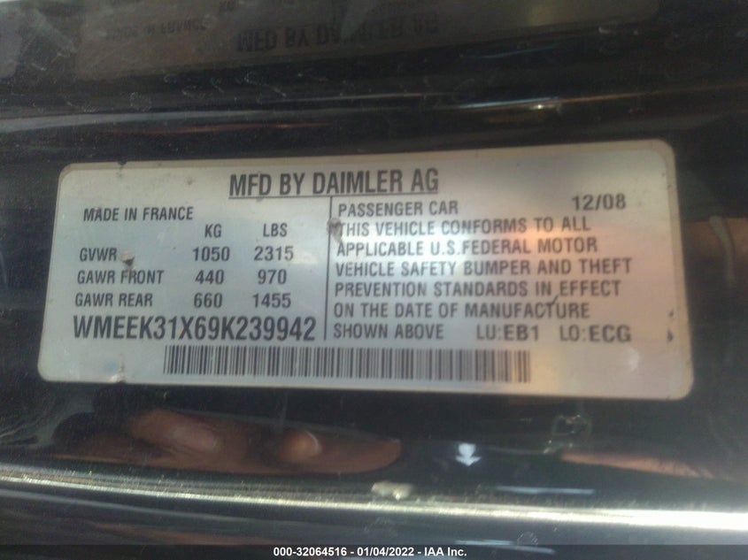 Smart Fortwo 2009