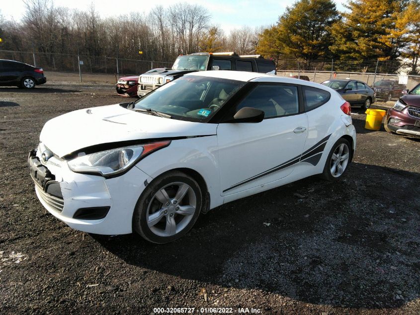 2013 HYUNDAI VELOSTER W/BLACK INT KMHTC6ADXDU134128