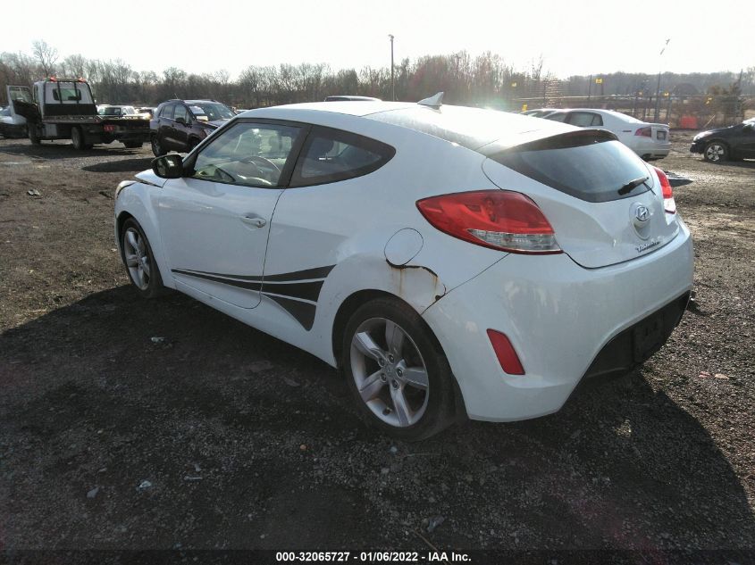 2013 HYUNDAI VELOSTER W/BLACK INT KMHTC6ADXDU134128