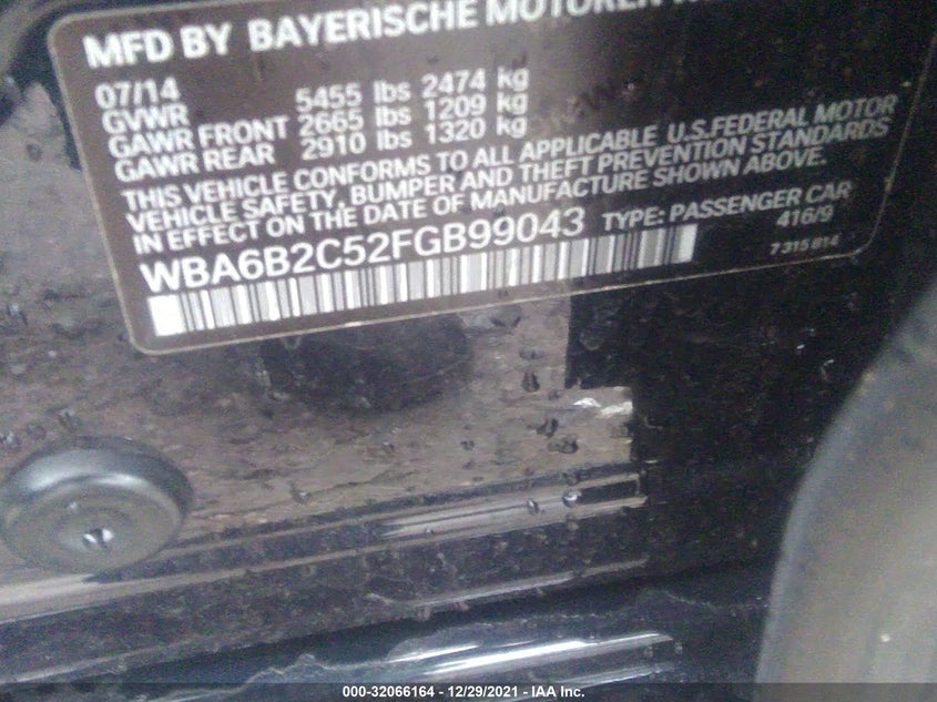 BMW 6 series 2015