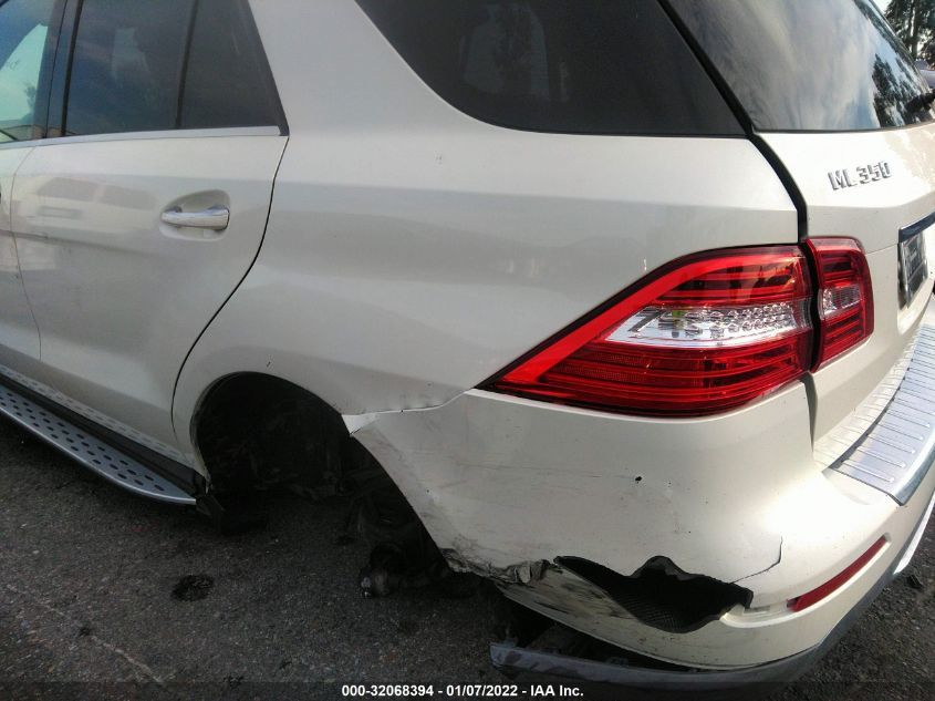 2013 MERCEDES-BENZ M-CLASS ML 350 4JGDA5JB3DA163331