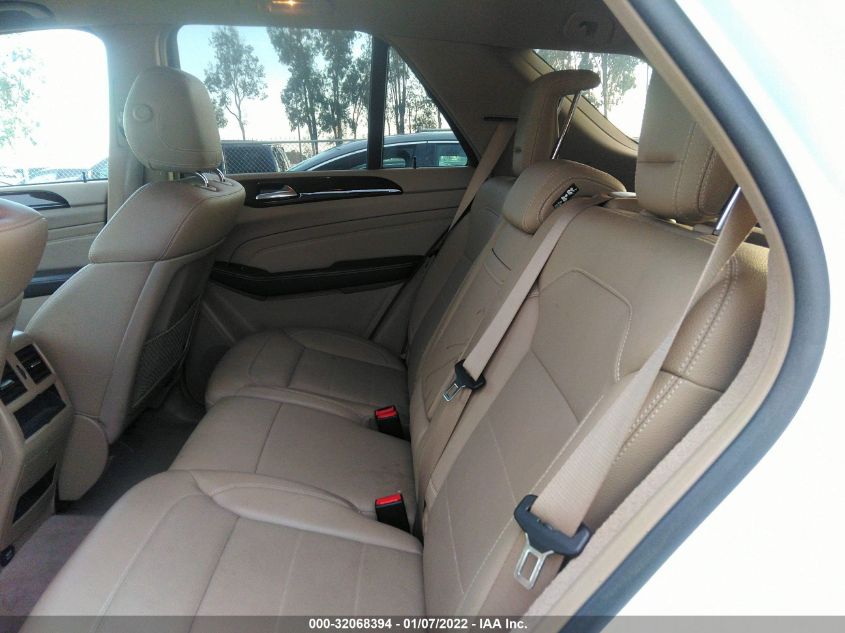 2013 MERCEDES-BENZ M-CLASS ML 350 4JGDA5JB3DA163331