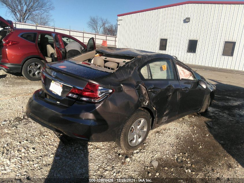 2013 HONDA CIVIC SDN LX 2HGFB2F50DH597494
