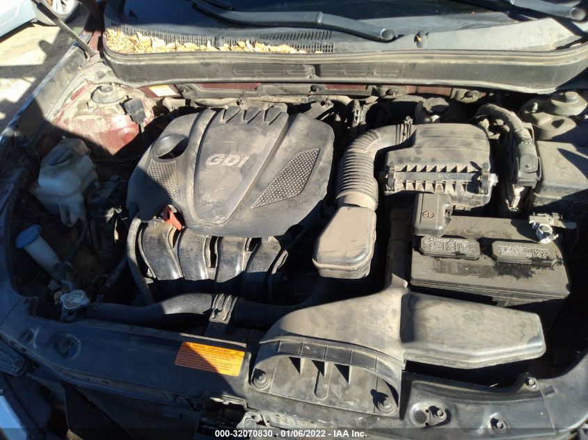 2013 HYUNDAI SONATA GLS PZEV 5NPEB4AC2DH610247