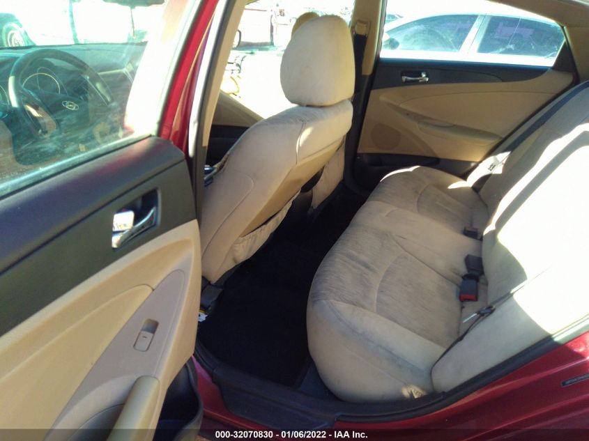 2013 HYUNDAI SONATA GLS PZEV 5NPEB4AC2DH610247