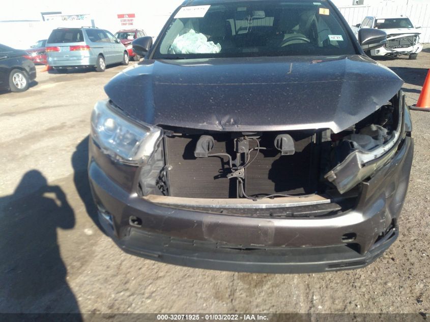 2015 TOYOTA HIGHLANDER LIMITED 5TDYKRFH9FS120156