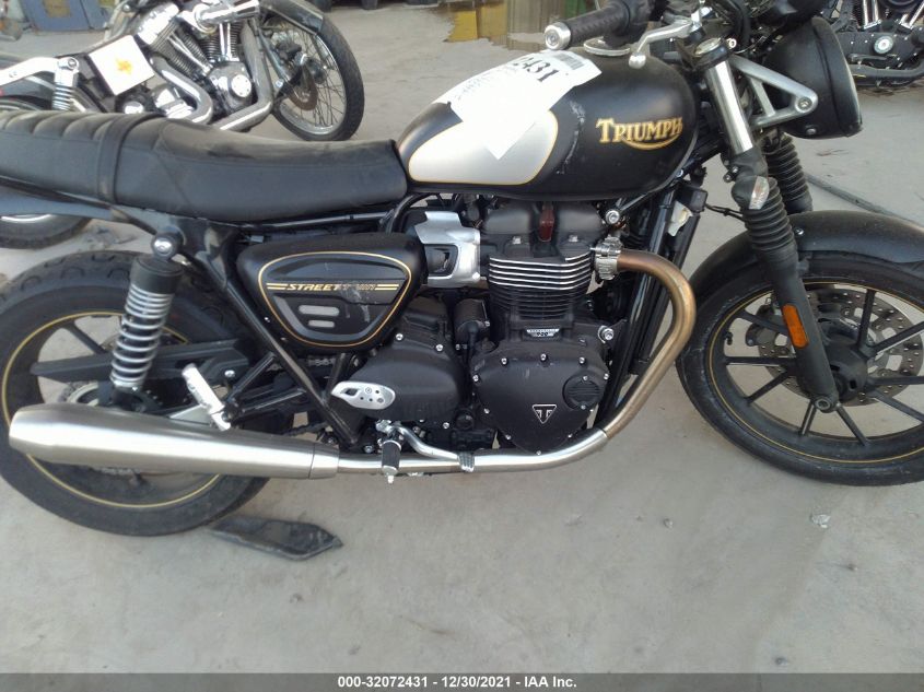 2022 TRIUMPH MOTORCYCLE STREET TWIN SMTD31G75NTA11507
