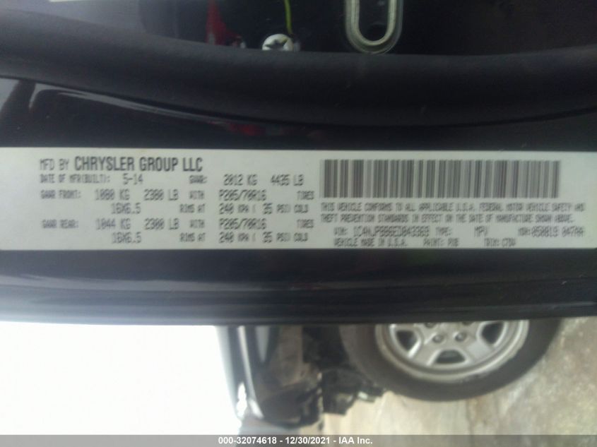 2014 JEEP PATRIOT SPORT 1C4NJPBB6ED843369