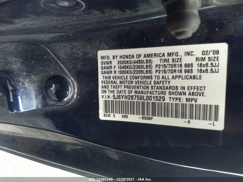 Honda Element 2009