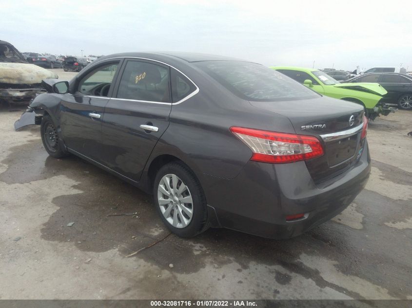 2013 NISSAN SENTRA SV 3N1AB7AP5DL654202