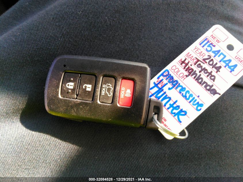 2014 TOYOTA HIGHLANDER XLE 5TDKKRFH9ES017159