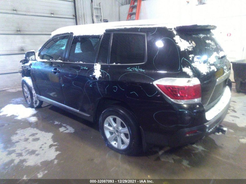 2013 TOYOTA HIGHLANDER 5TDBK3EH6DS252731