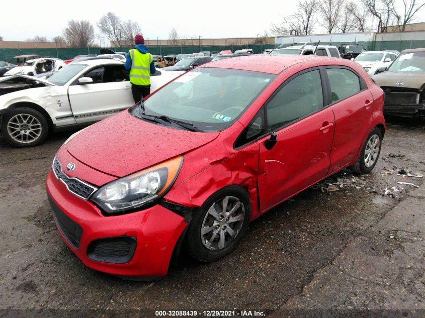 2014 KIA RIO EX KNADN5A38E6419448