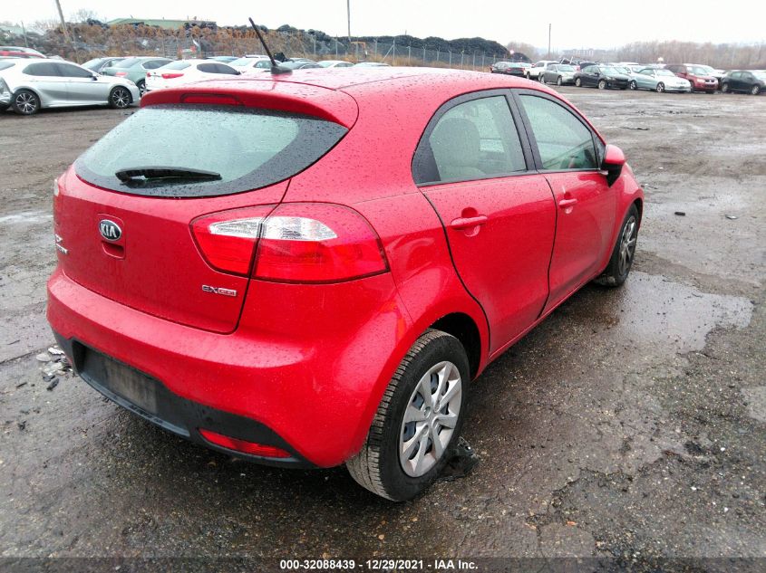 2014 KIA RIO EX KNADN5A38E6419448