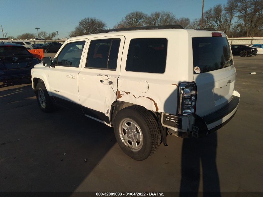 2014 JEEP PATRIOT SPORT 1C4NJPBA6ED631949