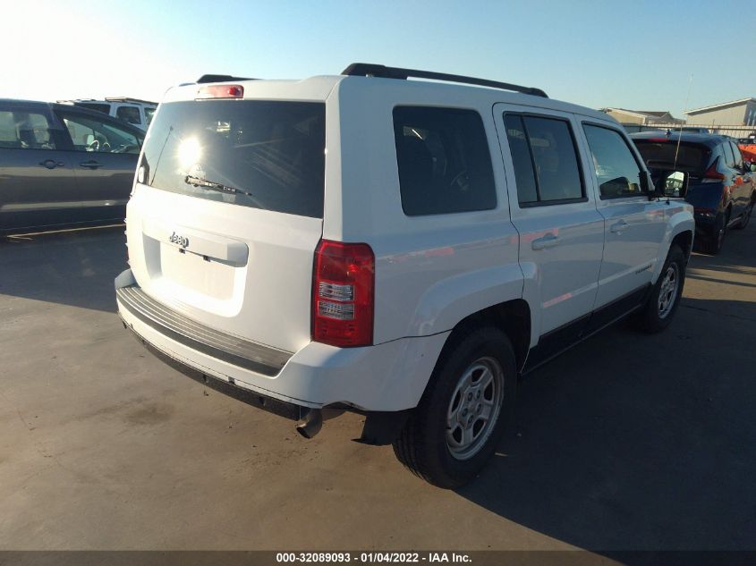 2014 JEEP PATRIOT SPORT 1C4NJPBA6ED631949