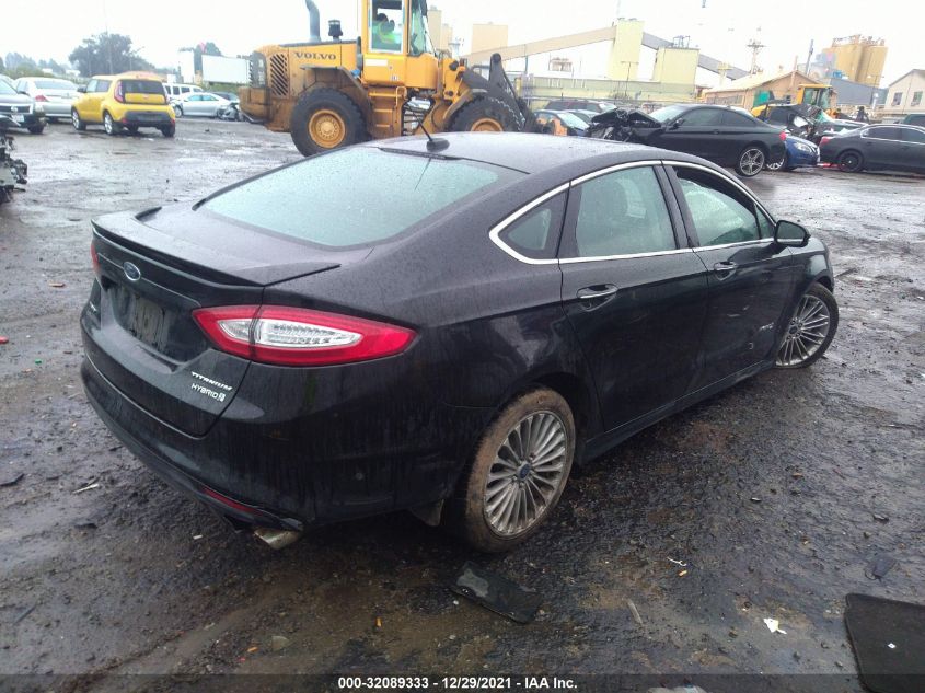 2014 FORD FUSION TITANIUM HYBRID 3FA6P0RU5ER178009