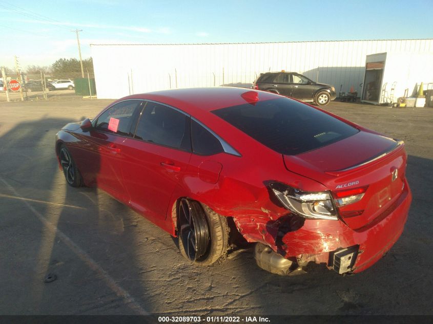 2019 HONDA ACCORD SEDAN SPORT 1.5T 1HGCV1F33KA020781