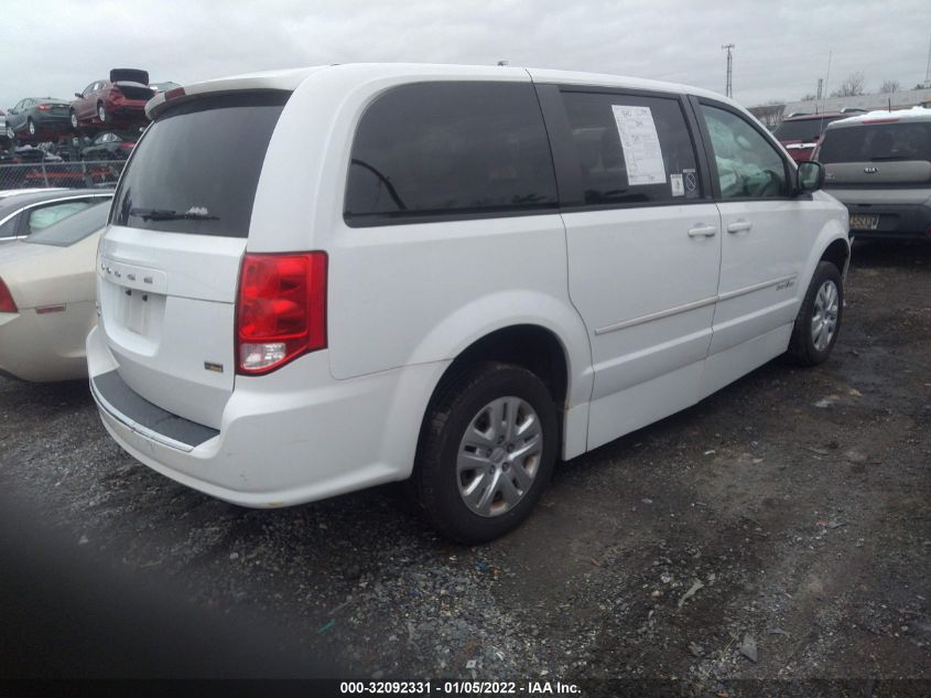 2014 DODGE GRAND CARAVAN SE 2C7WDGBG8ER161732