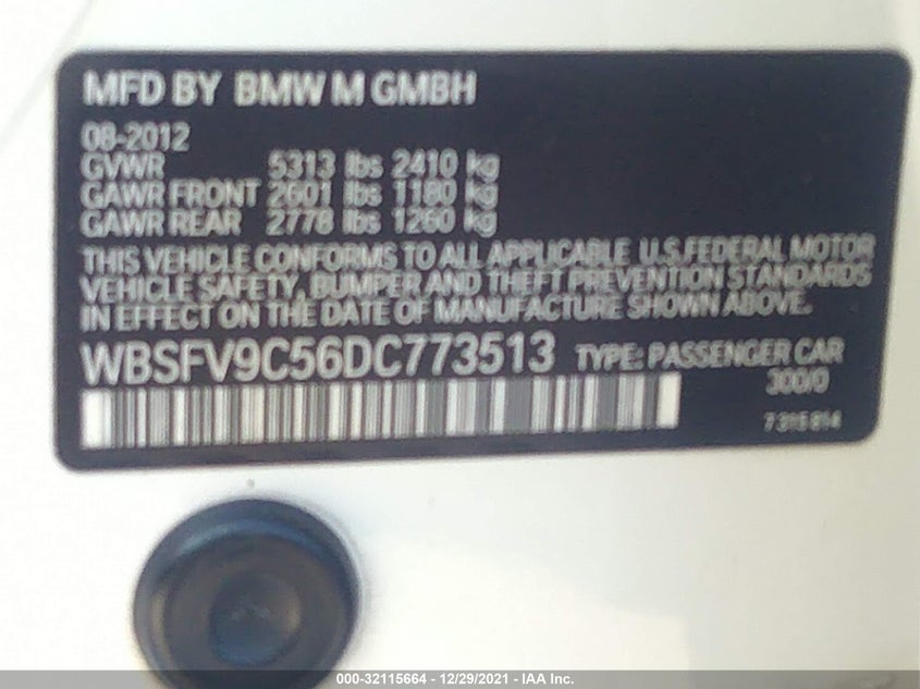 BMW M5 2013
