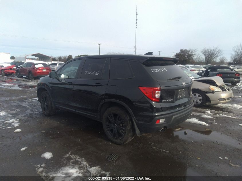 2021 HONDA PASSPORT SPORT 5FNYF8H29MB013181