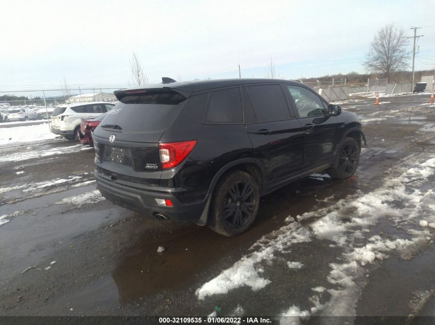 2021 HONDA PASSPORT SPORT 5FNYF8H29MB013181