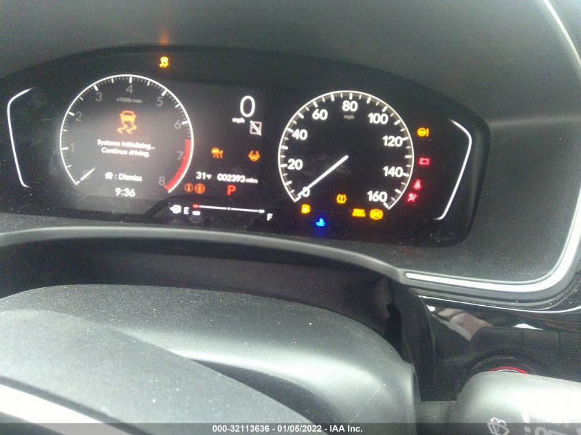 2022 HONDA CIVIC HATCHBACK EX-L 19XFL1H70NE003679