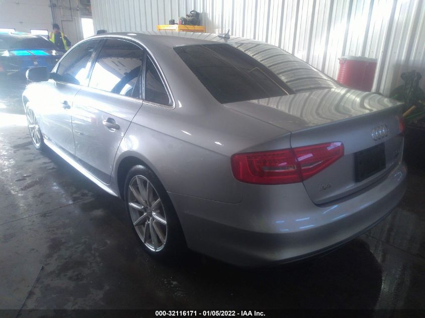2016 AUDI A4 PREMIUM WAUBFAFL4GN008790
