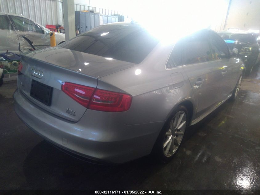 2016 AUDI A4 PREMIUM WAUBFAFL4GN008790