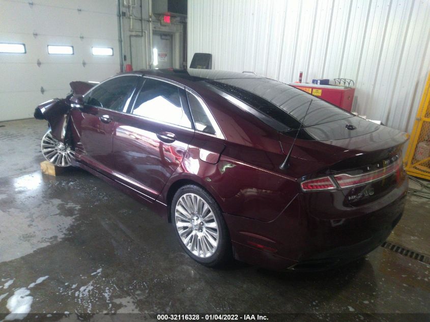 2013 LINCOLN MKZ 3LN6L2J93DR826711