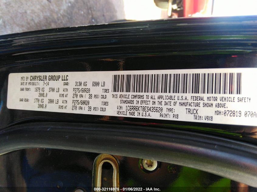 2014 RAM 1500 EXPRESS 1C6RR6KT8ES435620