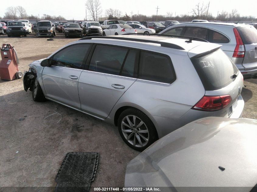 2017 VOLKSWAGEN GOLF SPORTWAGEN SE 3VWC17AU4HM503119