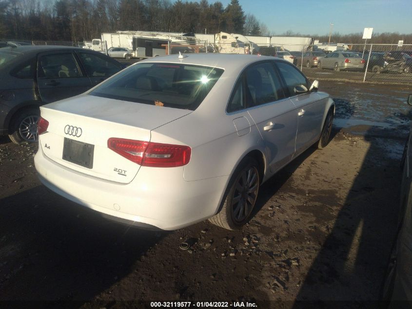 2013 AUDI A4 PREMIUM WAUBFAFL2DN006581