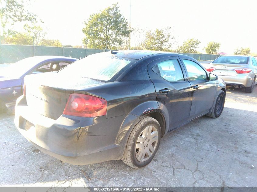 2013 DODGE AVENGER SE 1C3CDZAB1DN730809