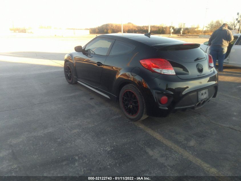 2015 HYUNDAI VELOSTER TURBO R-SPEC KMHTC6AE0FU218891