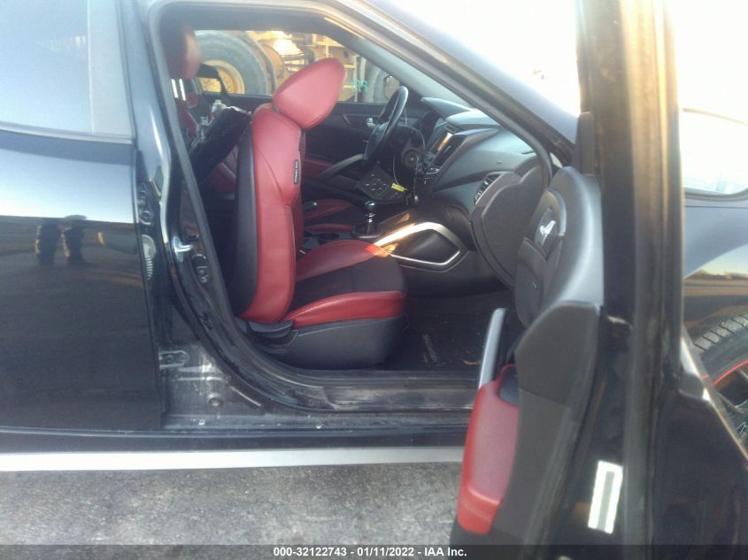 2015 HYUNDAI VELOSTER TURBO R-SPEC KMHTC6AE0FU218891