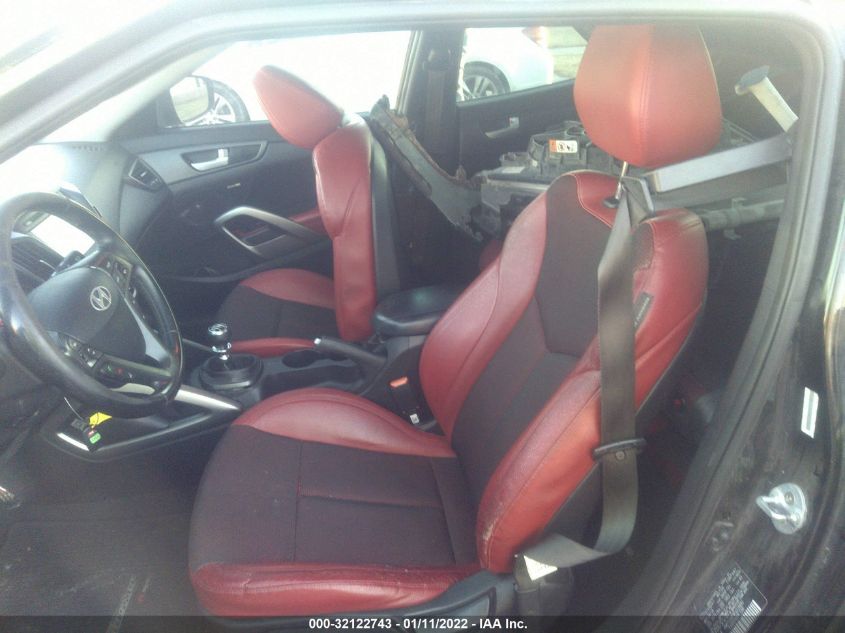 2015 HYUNDAI VELOSTER TURBO R-SPEC KMHTC6AE0FU218891