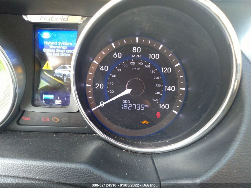 2013 HYUNDAI SONATA HYBRID LIMITED KMHEC4A47DA093729