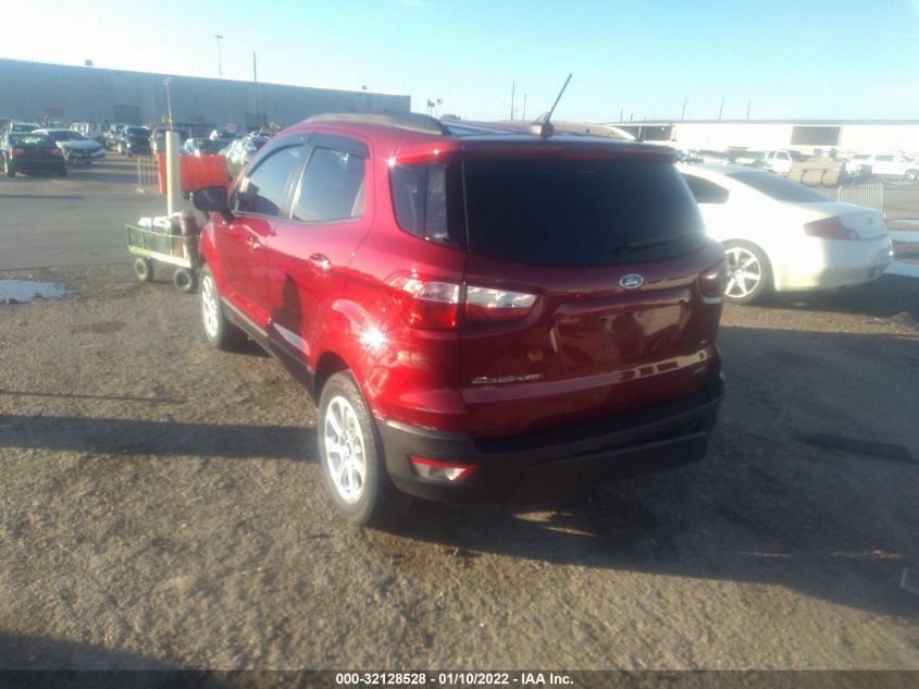 2020 FORD ECOSPORT SE MAJ3S2GE0LC362682
