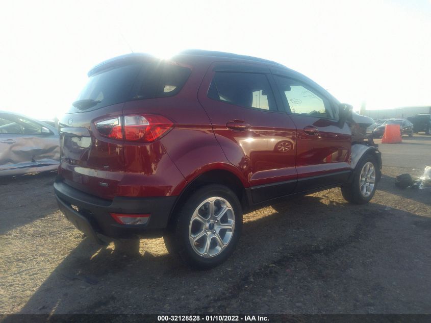 2020 FORD ECOSPORT SE MAJ3S2GE0LC362682
