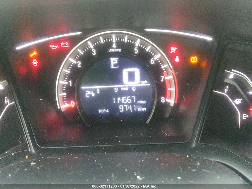 2017 HONDA CIVIC SEDAN LX 19XFC2F52HE032581