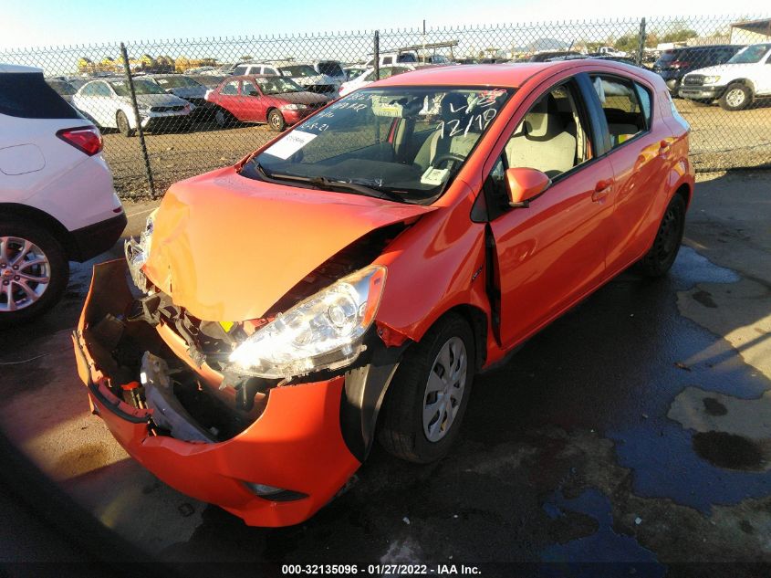 2014 TOYOTA PRIUS C ONE/THREE/TWO/FOUR JTDKDTB38E1064312