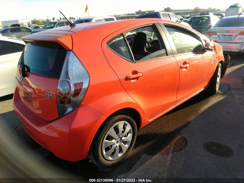 2014 TOYOTA PRIUS C ONE/THREE/TWO/FOUR JTDKDTB38E1064312