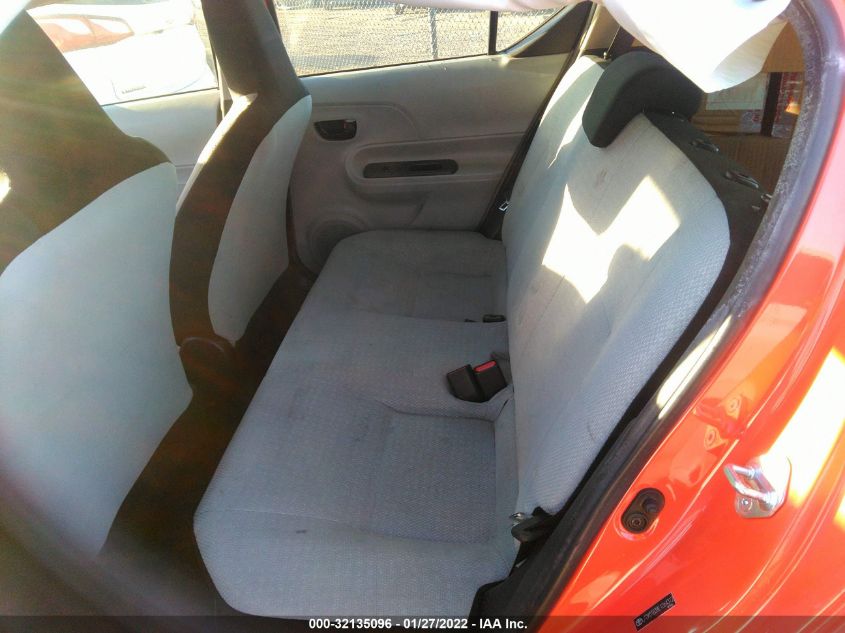 2014 TOYOTA PRIUS C ONE/THREE/TWO/FOUR JTDKDTB38E1064312