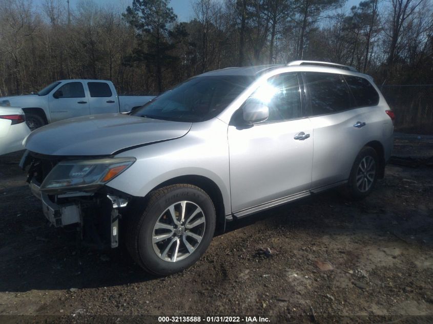 2015 NISSAN PATHFINDER SV 5N1AR2MN7FC624733
