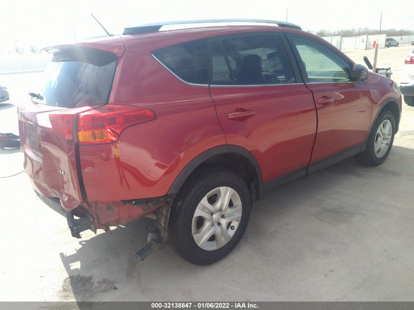 2014 TOYOTA RAV4 LE 2T3ZFREV1EW079907