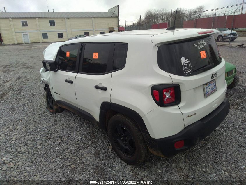 2019 JEEP RENEGADE SPORT ZACNJBAB4KPJ77482