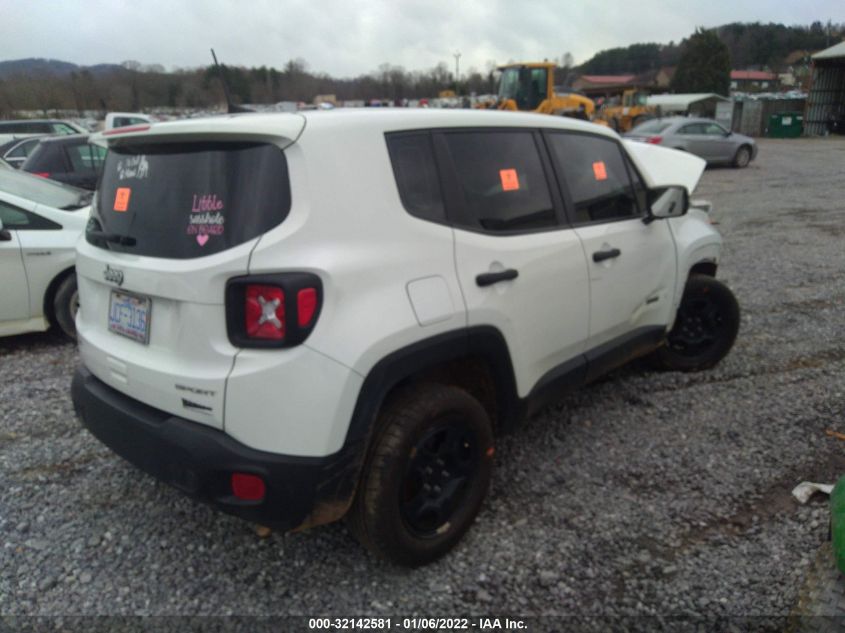 2019 JEEP RENEGADE SPORT ZACNJBAB4KPJ77482